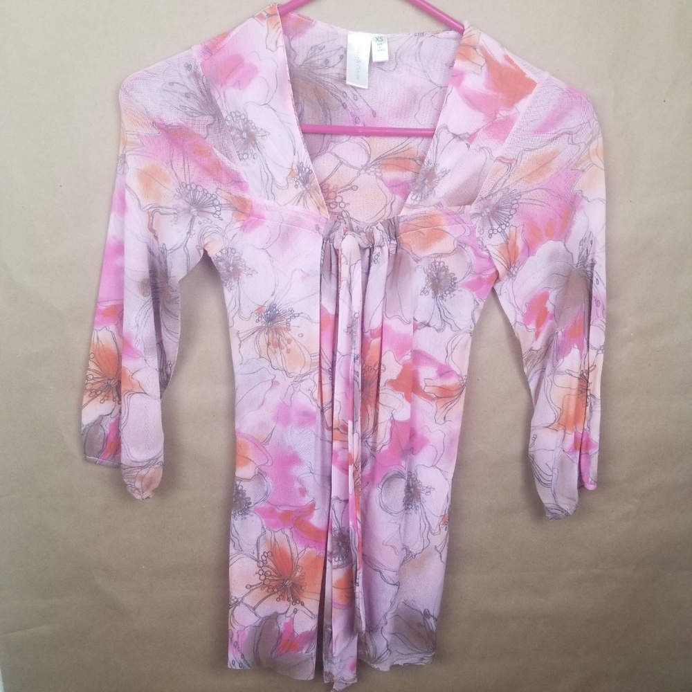 Daisy & Clover Floral Blouse XS